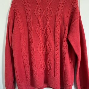 Joe Fresh Women's Crew Neck Sweater - Coral